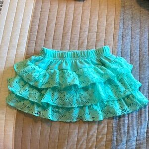 Garanimals teal ruffle lace skirt